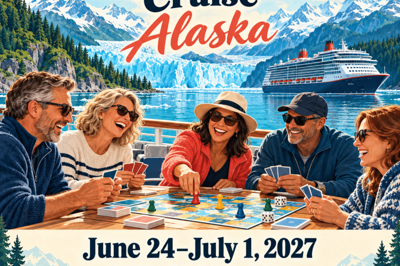 The Trivia & Board Game Cruise - Alaska June 24-July 1, 2027
