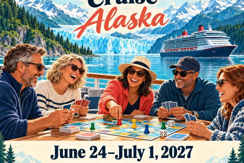 The Trivia & Board Game Cruise - Alaska June 24-July 1, 2027