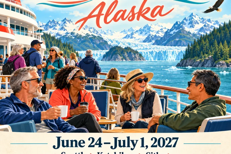 The Solo Cruisers Cruise - Alaska June 24-July 1, 2027